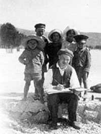 Im Hafen von Pollena 1929