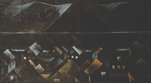Dorf bei Nacht, 1924