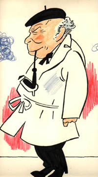 Karikatur von Manfred Oesterle